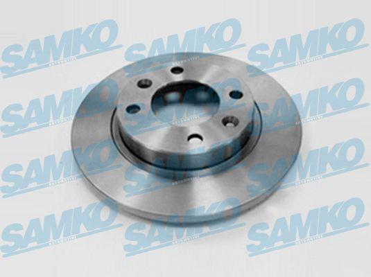 Samko P1151P Rear brake disc, non-ventilated P1151P
