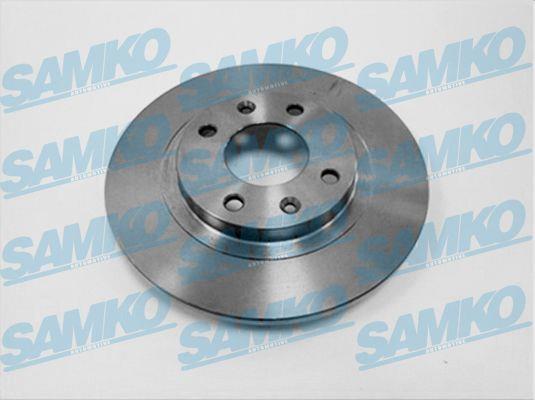 Samko P1101P Unventilated front brake disc P1101P
