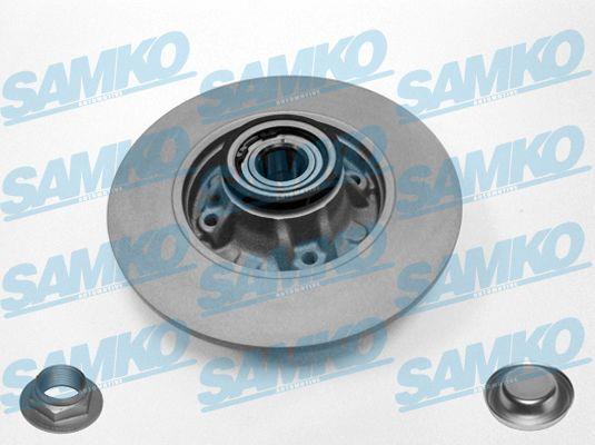 Samko P1011PRCA Rear brake disc, non-ventilated P1011PRCA
