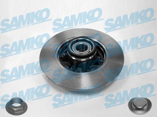 Samko P1011PCA Rear brake disc, non-ventilated P1011PCA