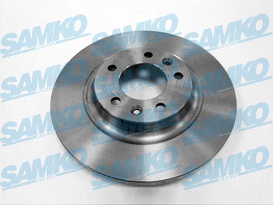 Samko P1005P Rear brake disc, non-ventilated P1005P