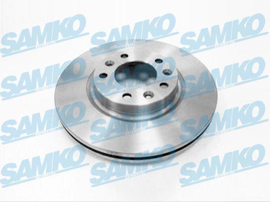 Samko P1004V Front brake disc ventilated P1004V