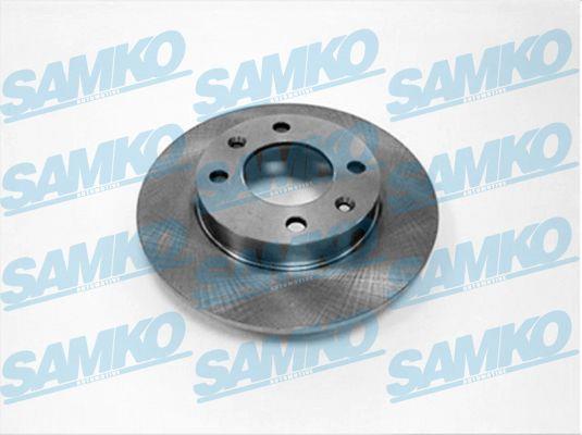 Samko P1001P Unventilated brake disc P1001P