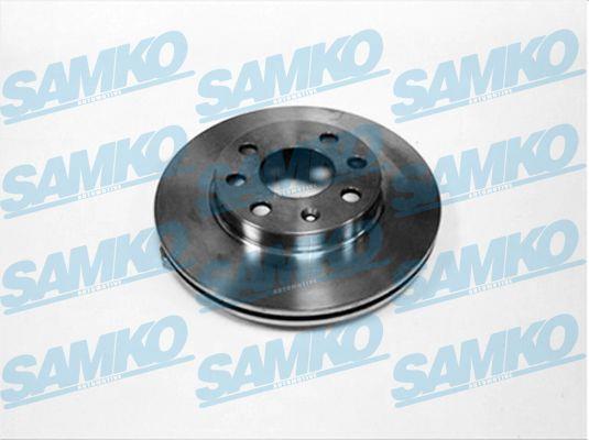 Samko O1591V Front brake disc ventilated O1591V