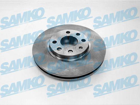 Samko O1590V Front brake disc ventilated O1590V