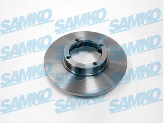 Samko O1441P Unventilated front brake disc O1441P