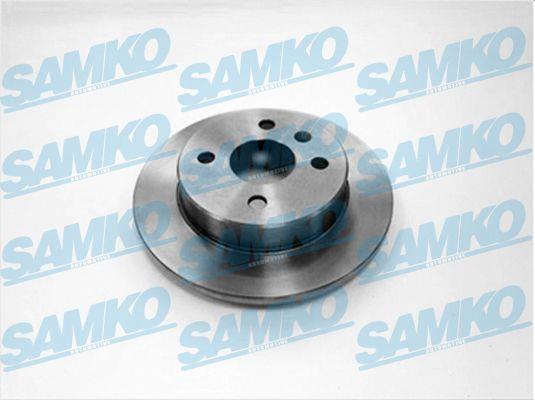 Samko O1421P Rear brake disc, non-ventilated O1421P