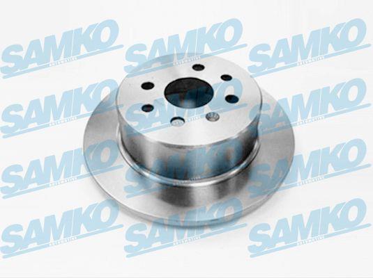 Samko O1311P Rear brake disc, non-ventilated O1311P