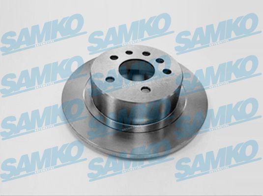 Samko O1271P Rear brake disc, non-ventilated O1271P