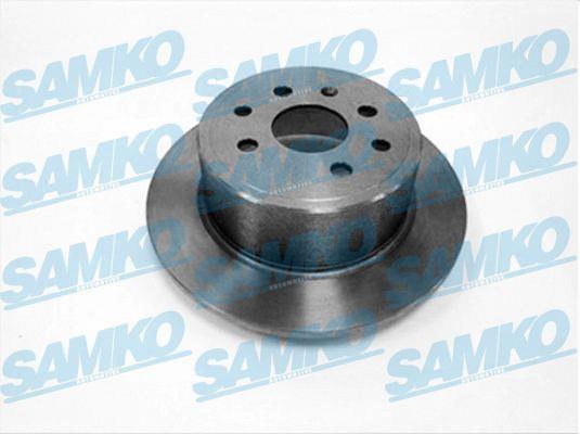 Samko O1201P Rear brake disc, non-ventilated O1201P