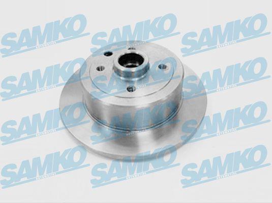 Samko O1181P Rear brake disc, non-ventilated O1181P