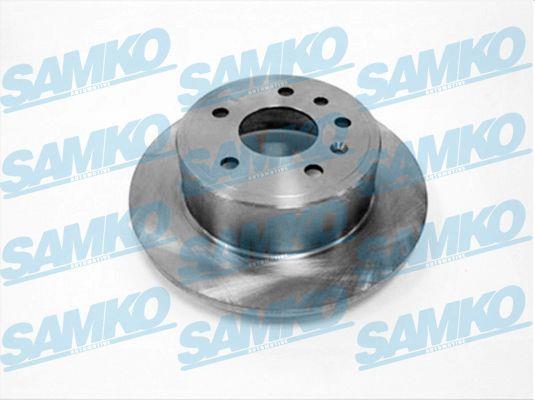 Samko O1141P Rear brake disc, non-ventilated O1141P