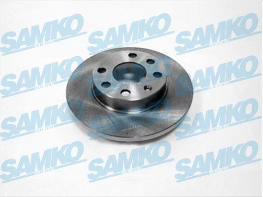 Samko O1051P Unventilated front brake disc O1051P