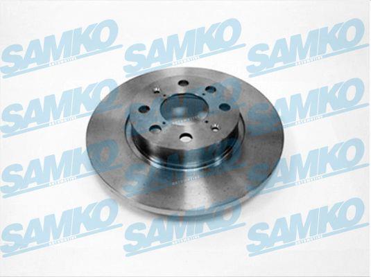 Samko O1027P Unventilated front brake disc O1027P