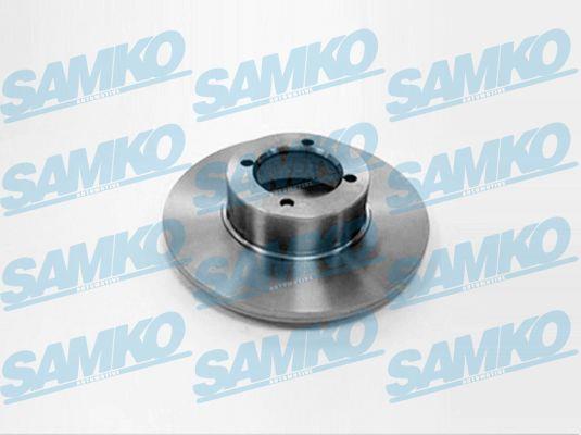 Samko O1021P Unventilated front brake disc O1021P