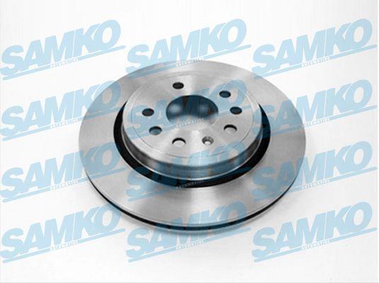 Samko O1016V Rear ventilated brake disc O1016V