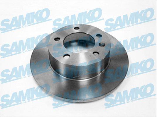 Samko O1005P Rear brake disc, non-ventilated O1005P