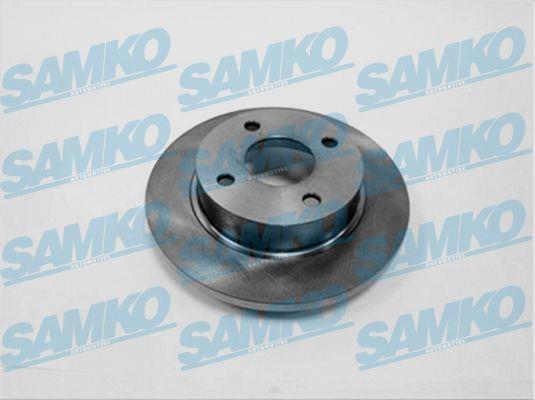 Samko N2661P Unventilated front brake disc N2661P
