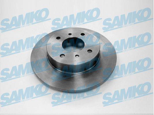 Samko N2010P Rear brake disc, non-ventilated N2010P