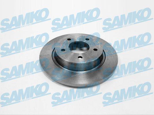 Samko M5007P Rear brake disc, non-ventilated M5007P