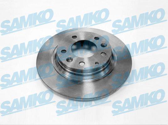 Samko M5005P Rear brake disc, non-ventilated M5005P