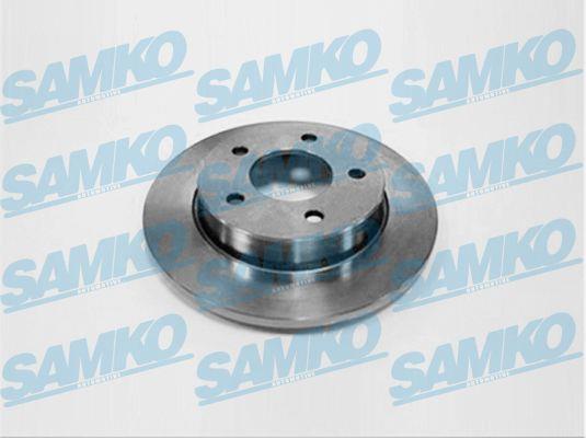 Samko M5004P Rear brake disc, non-ventilated M5004P