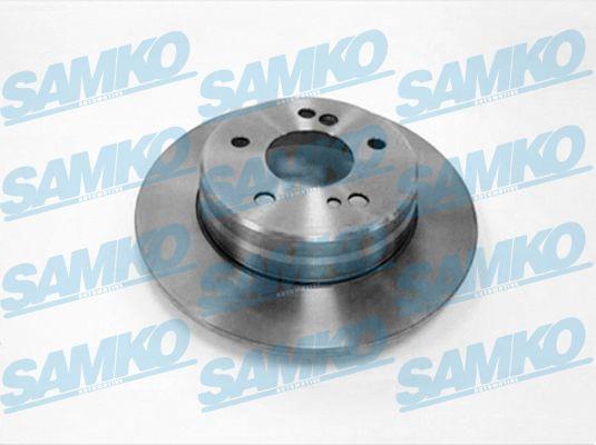 Samko M2183P Rear brake disc, non-ventilated M2183P