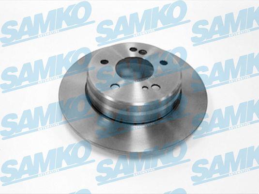 Samko M2181P Rear brake disc, non-ventilated M2181P