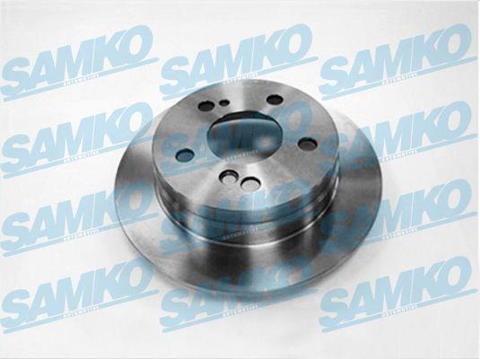 Samko M2091P Rear brake disc, non-ventilated M2091P