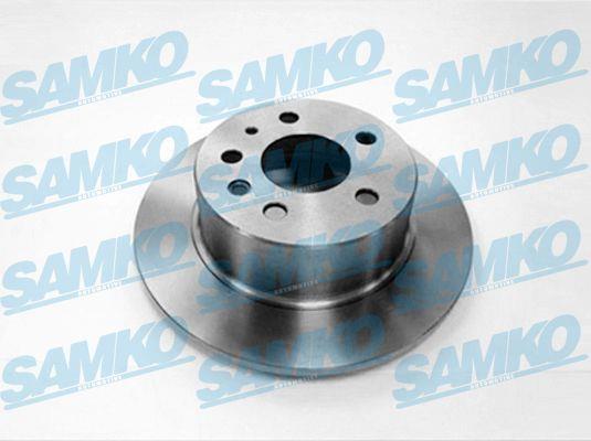 Samko M2031P Rear brake disc, non-ventilated M2031P