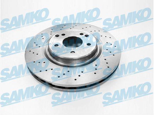 Samko M2006V Ventilated brake disc with perforation M2006V