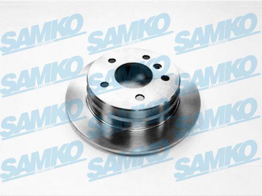 Samko M2001P Rear brake disc, non-ventilated M2001P