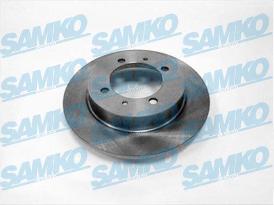 Samko M1610P Rear brake disc, non-ventilated M1610P