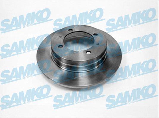 Samko M1151P Rear brake disc, non-ventilated M1151P
