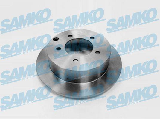Samko M1023P Rear brake disc, non-ventilated M1023P