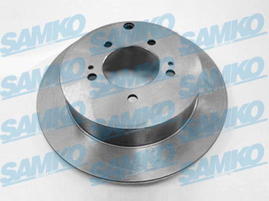 Samko M1018P Rear brake disc, non-ventilated M1018P