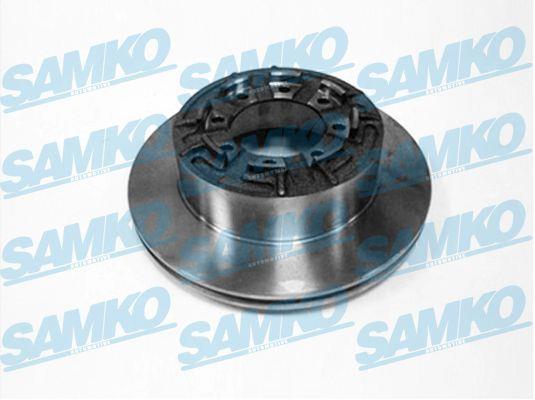 Samko I2111P Rear brake disc, non-ventilated I2111P