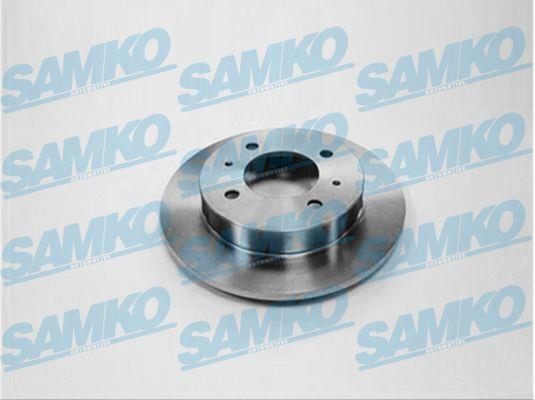 Samko H2127P Rear brake disc, non-ventilated H2127P