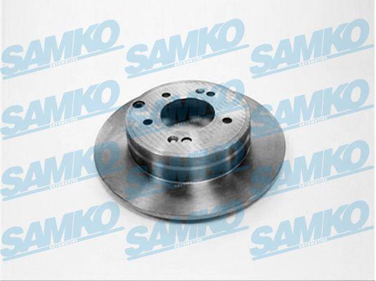 Samko H2016P Rear brake disc, non-ventilated H2016P