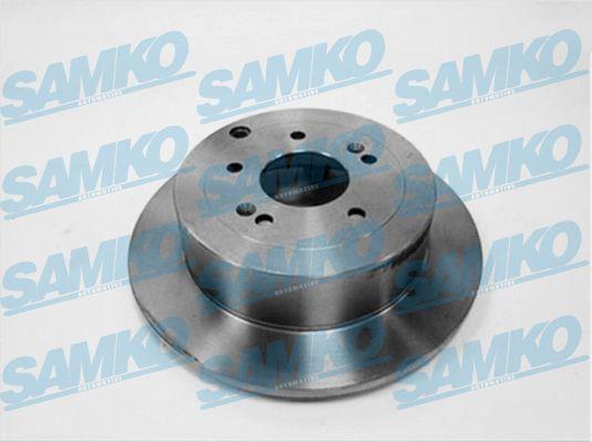 Samko H2007P Rear brake disc, non-ventilated H2007P