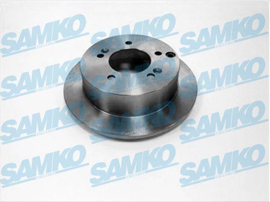 Samko H2005P Rear brake disc, non-ventilated H2005P