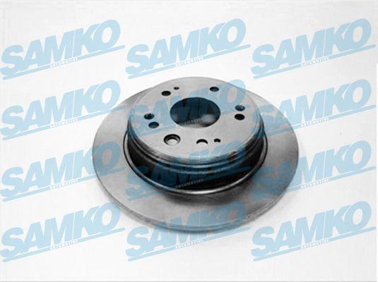 Samko H1014P Rear brake disc, non-ventilated H1014P