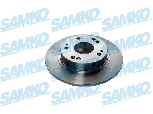 Samko H1013P Rear brake disc, non-ventilated H1013P