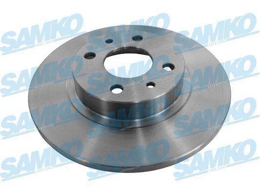 Samko F2091P Unventilated front brake disc F2091P
