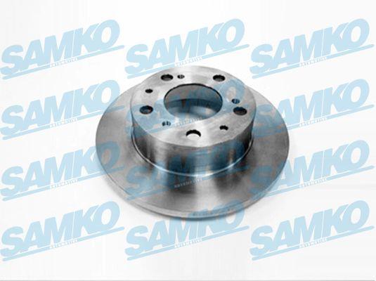 Samko F2061P Unventilated front brake disc F2061P