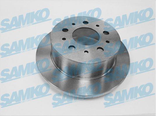 Samko F2014P Rear brake disc, non-ventilated F2014P