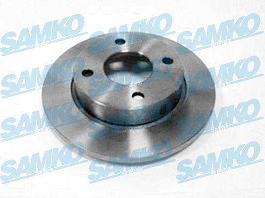 Samko F1531P Unventilated front brake disc F1531P