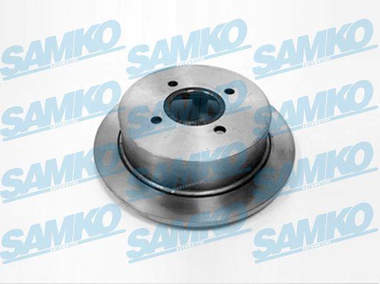 Samko F1511P Rear brake disc, non-ventilated F1511P