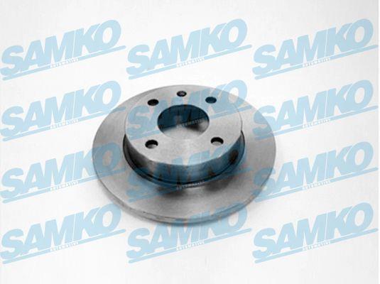 Samko F1281P Unventilated front brake disc F1281P