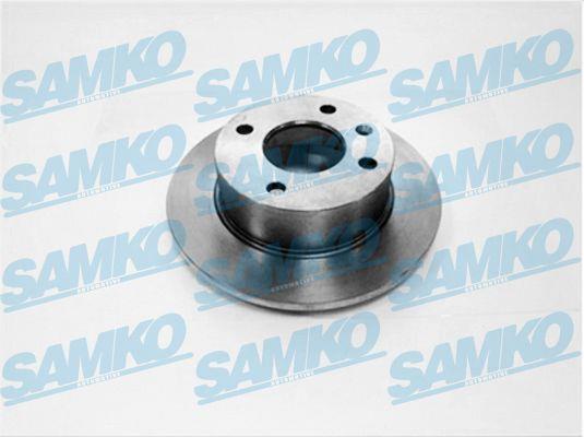 Samko F1261P Unventilated front brake disc F1261P